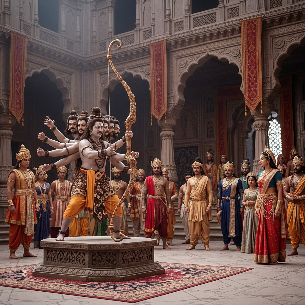 শিৱজীৰ পৰম ভক্ত ৰাৱণে কিয় শিৱ ধনু উঠাব নোৱাৰিলে?