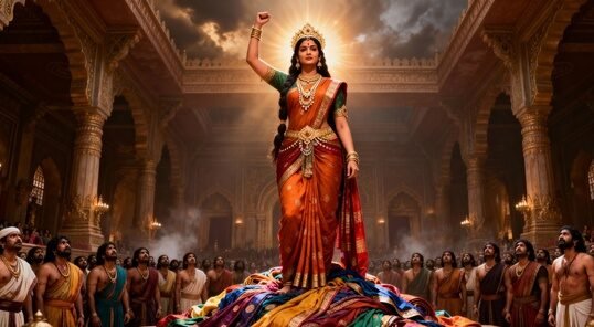 দ্ৰৌপদীৰ আধা চীৰা আৰু অসীম বস্ত্ৰ